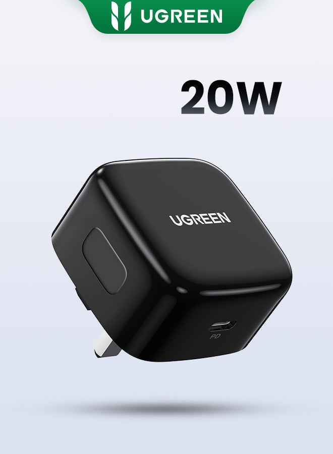 Ugreen iPhone 15 Pro Max Charger Fast PD20W USB C Wall Charger Fast Charging Type-C Charger Plug Universal Travel Adapter USB-C Plug Compatible for iPhone 15/15 Pro Max/15 Pro/15 Plus/14/13/12,Samsung,etc - Image 1